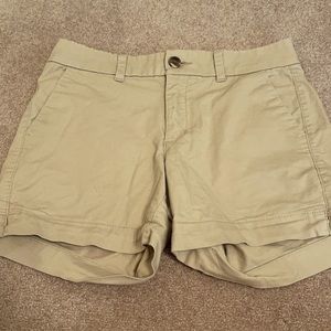 Old Navy, khaki shorts.